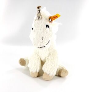 Steiff Unica Unicorn Plush Stuffed Animal Toy 6" Matted Fur